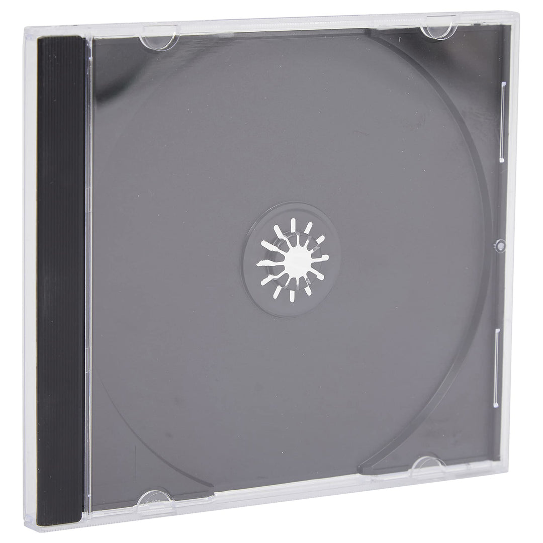 Dragon Trading CD- / DVD- / Blu-Ray-Hüllen mit 10,4 mm Rücken für 1 Disc mit schwarzem Einsatz, 5 St