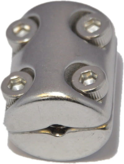 Klemmring für Drahtseil 6mm Drahtseilklemmring 2-tlg. mit 4 Schrauben Seilklemme Edelstahl A4 NIRO,
