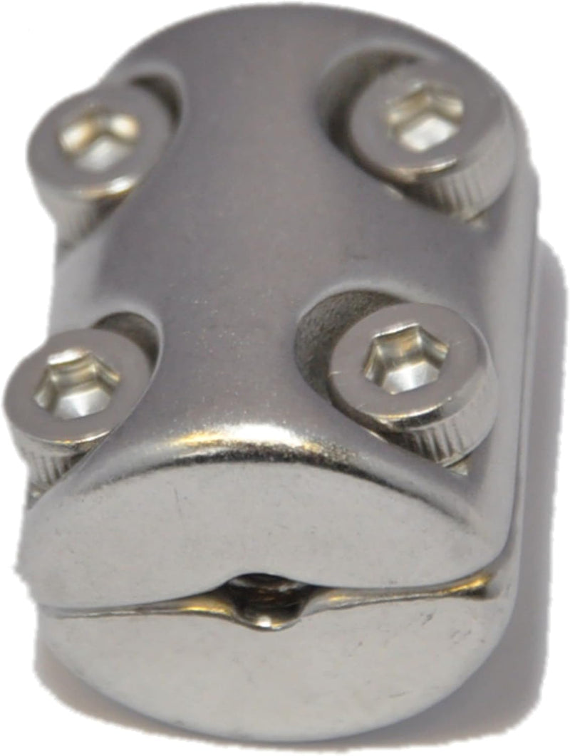 Klemmring für Drahtseil 6mm Drahtseilklemmring 2-tlg. mit 4 Schrauben Seilklemme Edelstahl A4 NIRO,