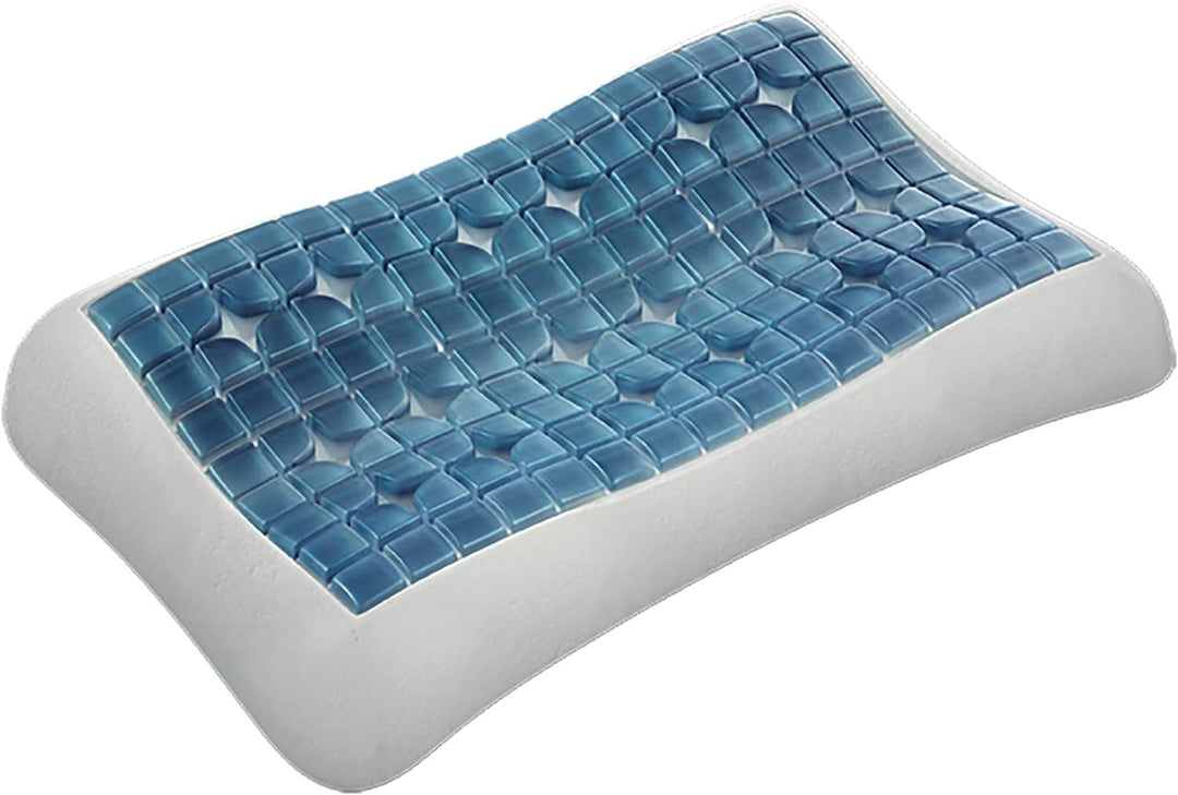 Technogel® Anatomic Curve Orthopädisches Nackenstütz-Kopfkissen – Patentiert, Schadstofffrei & Zerti