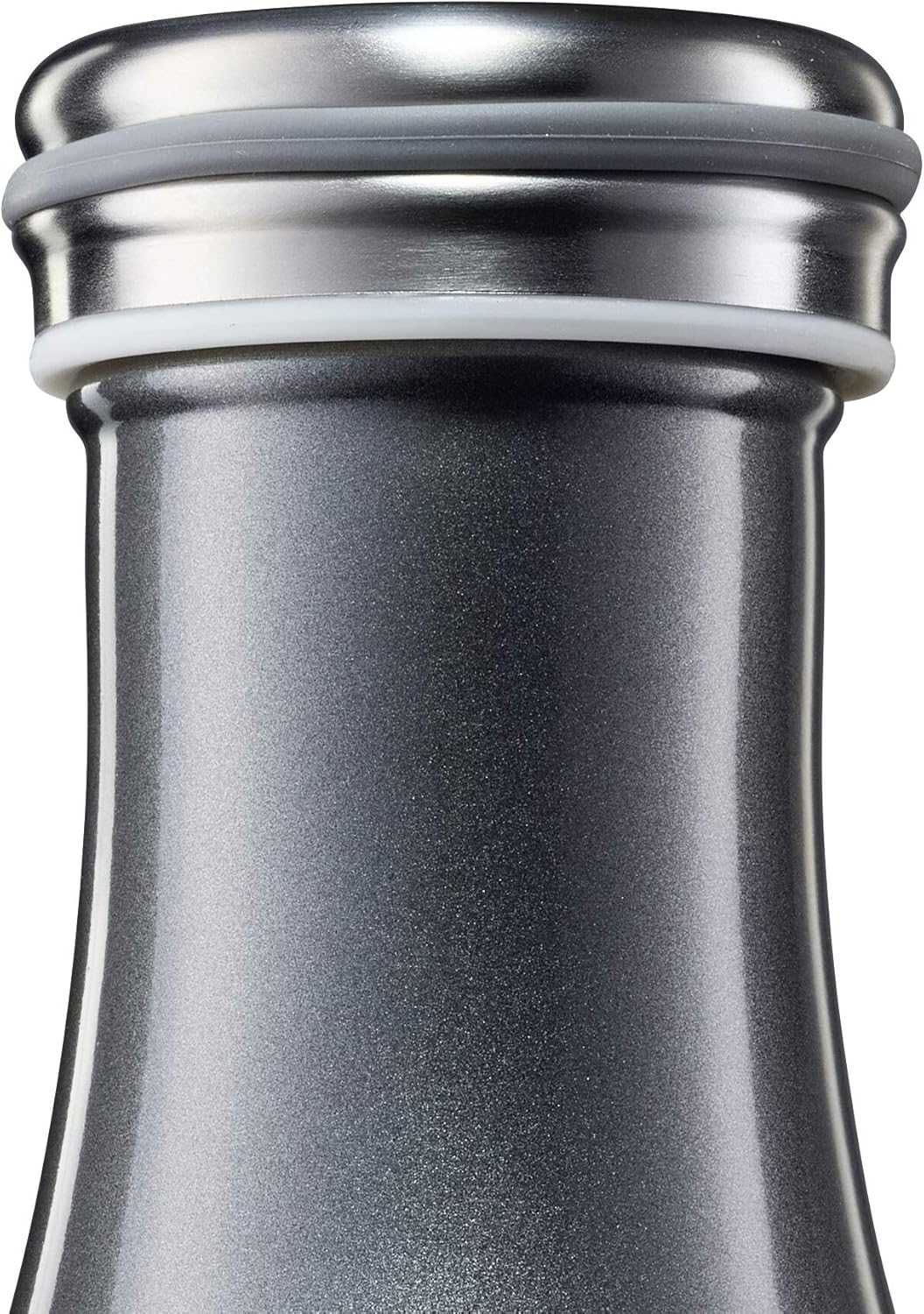 Lurch 240854 Isolierflasche/Thermoflasche für heisse und kalte Getränke aus doppelwandigem Edelstahl