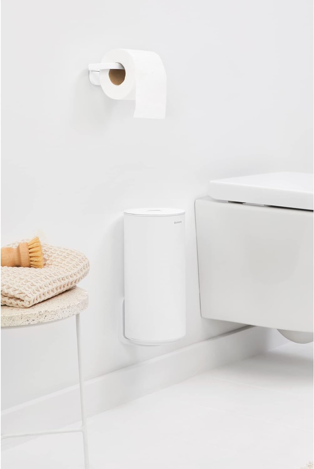 Brabantia - Mindset Toilettenrollenspender - Für 2 Ersatzrollen - Für alle Gängigen Rollengrössen -