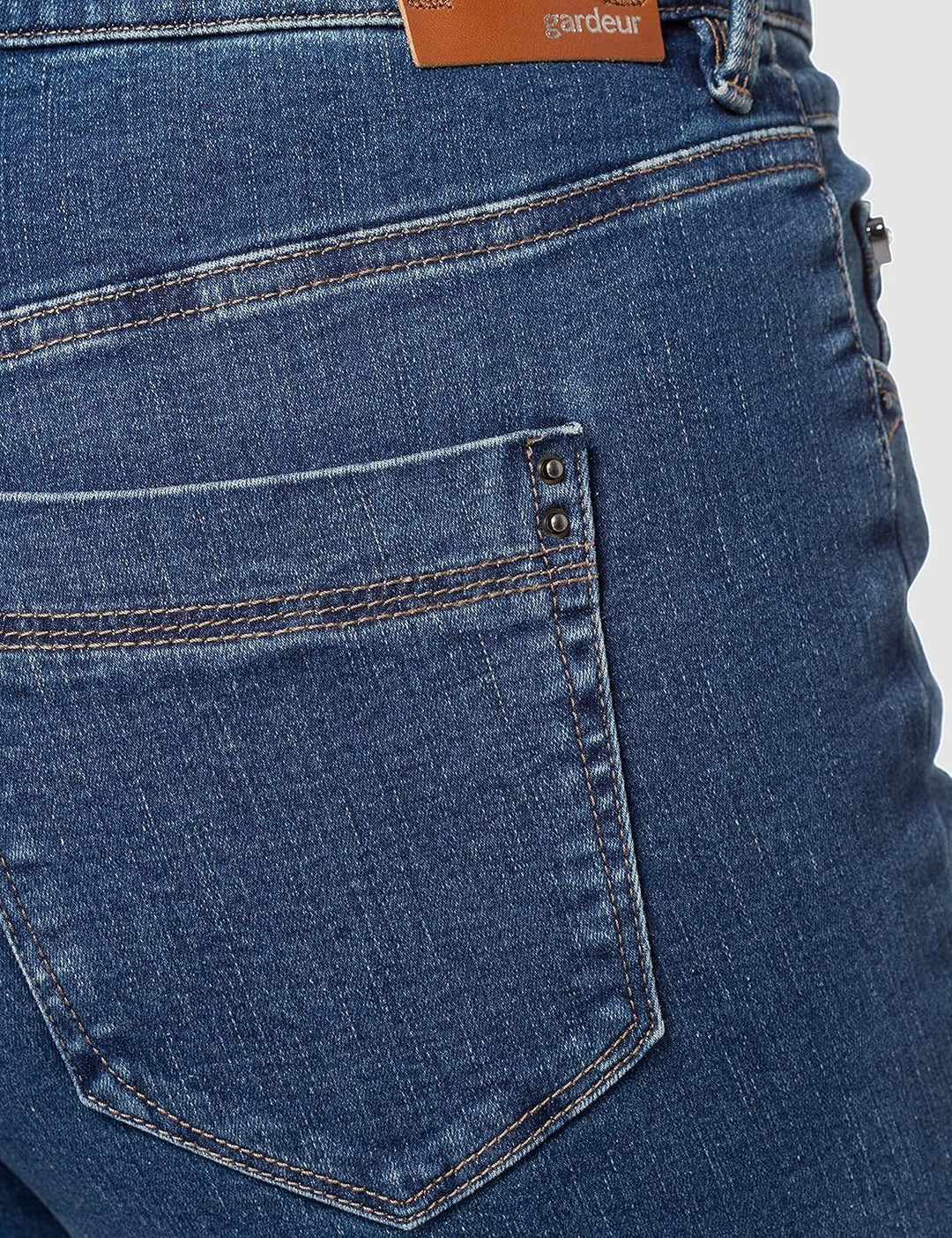 Atelier GARDEUR Damen Zuri Wondershape Jeans 34 Blau (Dark Stone 168), 34 Blau (Dark Stone 168)
