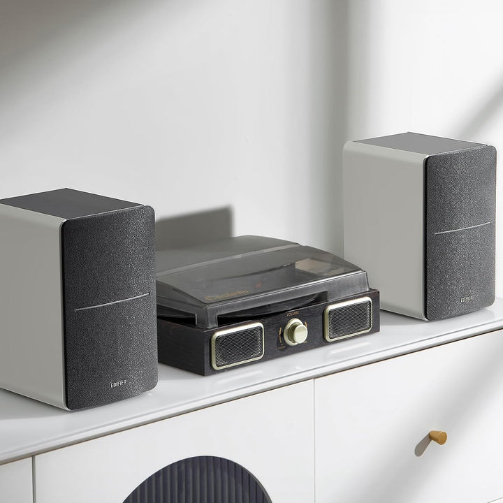 Aktivboxen Edifier Studio R1280DB 2.0 weiss/silber Bluetooth Mit Bluetooth und Digitaleingängen Weis