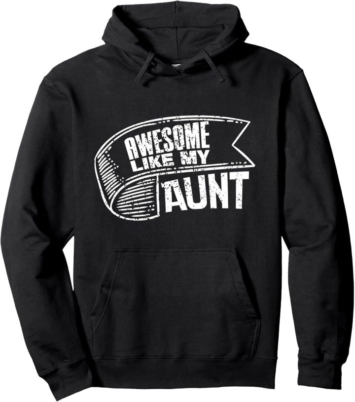 Funny Awesome Like My Niece Aunt Love Bonding For Aunt Pullover Hoodie