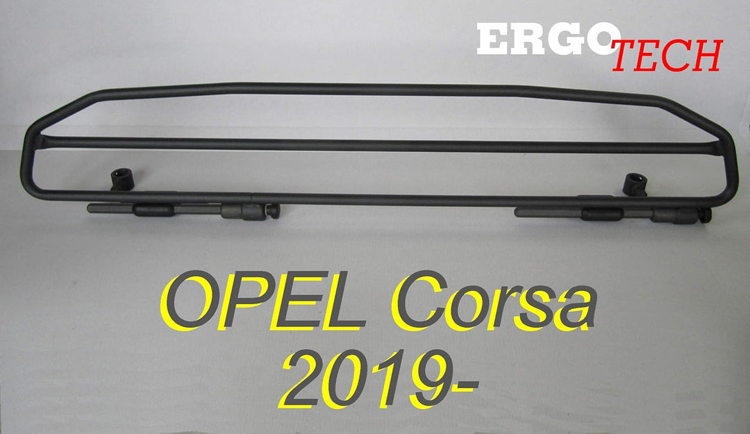 ERGOTECH Trenngitter Hundegitter für Opel Corsa (ab BJ 2019) RDA65HBG-2HXXXS, für Hunde und Gepäck