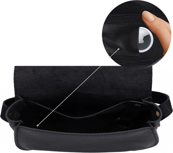 Gusti Umhängetasche Leder - Elenor Damen Handtasche Ledertasche Schultertasche Leder