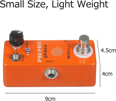 Btuty Guitar Hase Phaser Pedal Effektpedal für Gitarren