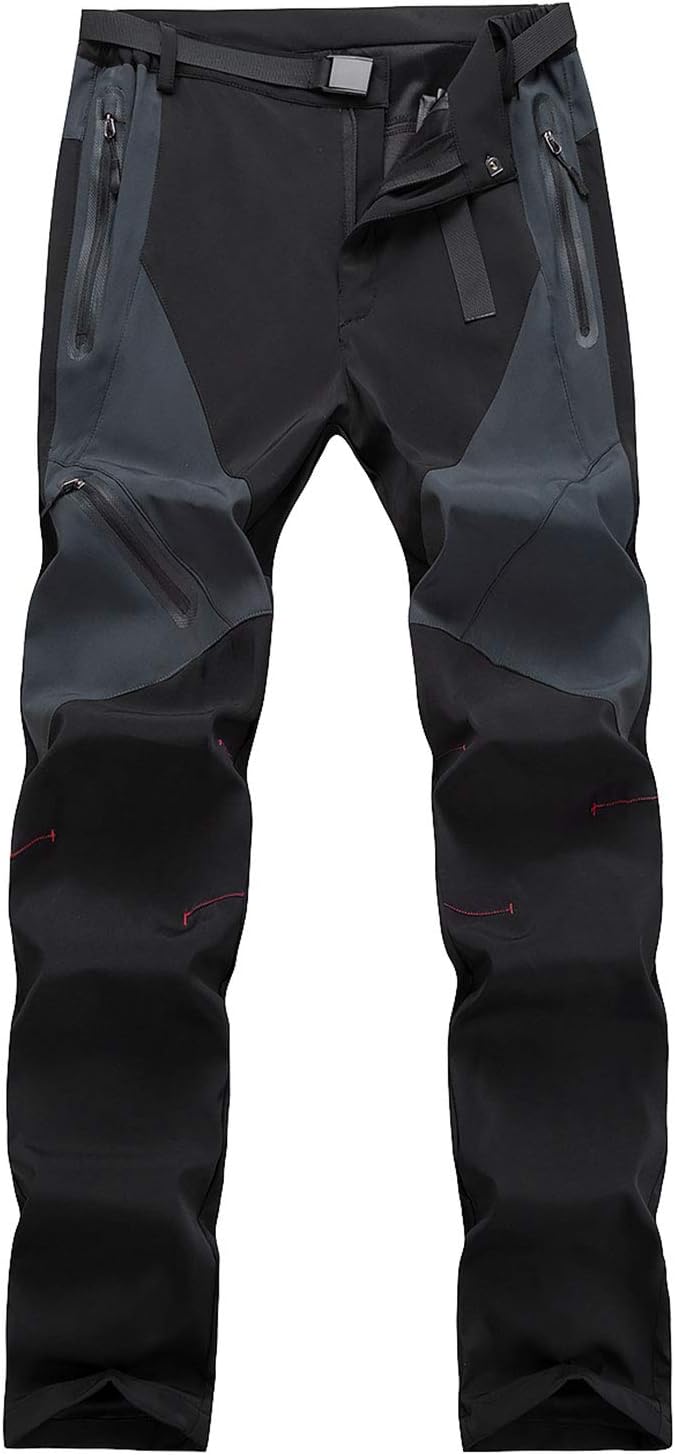 Herren Outdoor Wanderhose Leichte Winddichte Atmungsaktive Wanderhose für Frühling Sommer Herbst XL