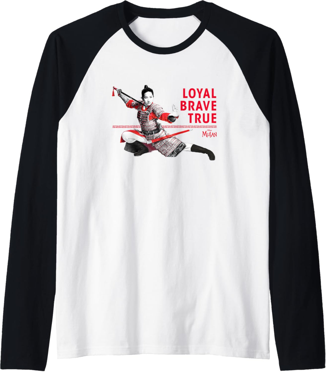 Disney Mulan Live-Action Loyal Brave True Raglan