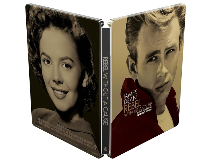 Rebel Without A Cause Steelbook [4K Ultra HD] [1955] [Blu-ray] [2023] [Region Free], 4K