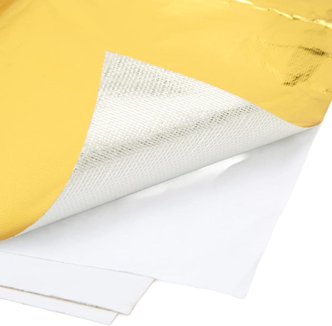 Cocoarm Selbstklebendes Reflektierendes Hitzeschild-Wickelband, Hochtemperatur-Wärmeisolierung, Hält