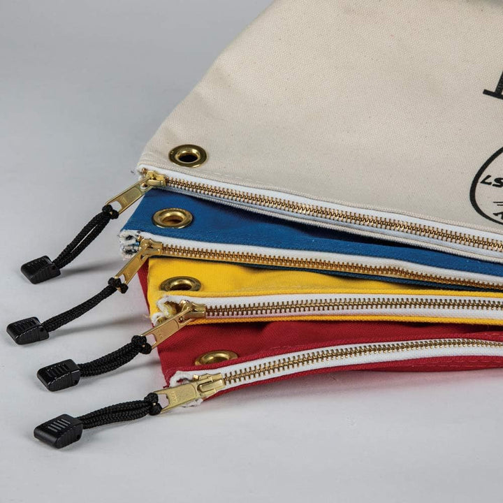 Klein Tools Canvas Tasche mit Reissverschluss gross gelb 5539LYEL Gelb L, Gelb L
