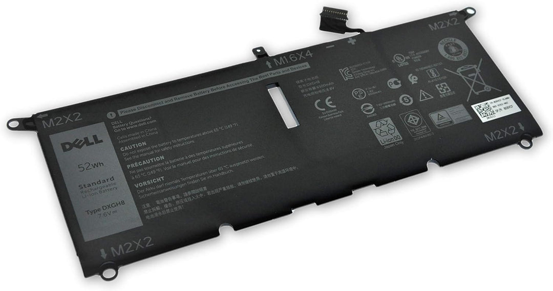 Dell Akku 52Wh 4 Zellen 6500mAh XPS 13 9370 9380 7390 7400 5391 5390 7490 7390 7391 2in1 Latitude 33