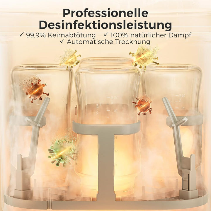 Momcozy KleanPal Pro Baby Bottle Washer Schnellster Flaschenreiniger mit Hochdruck, 99.9% Keimabtötu
