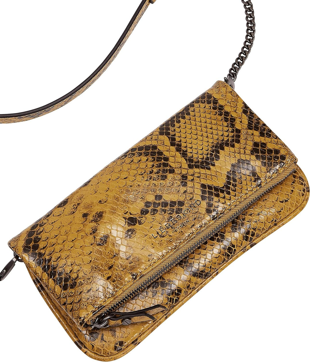 Liebeskind Damen Aloe Snake Umhängetasche Dijon - 1587, Dijon - 1587