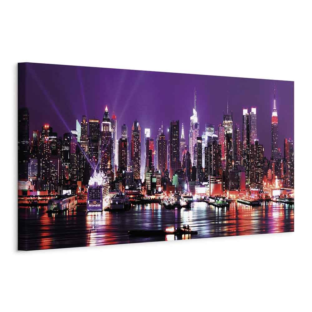 murando - Wandbilder XXL New York 150x50 cm 1 tlg - Wand Deko Vlies Leinwand Bilder Gross Wanddeko W
