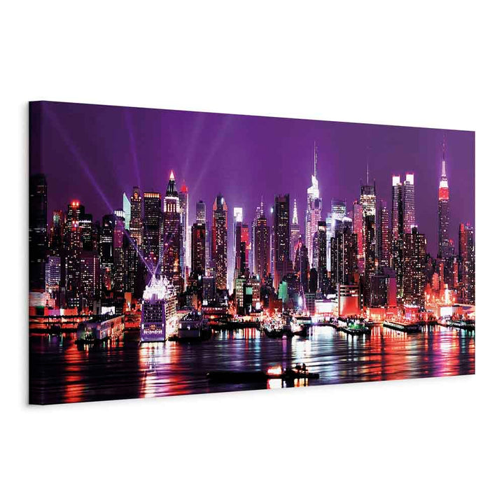 murando - Wandbilder XXL New York 150x50 cm 1 tlg - Wand Deko Vlies Leinwand Bilder Gross Wanddeko W