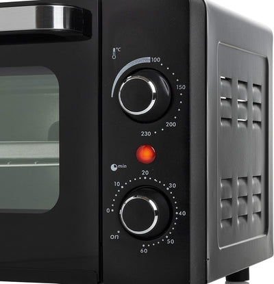 Tristar OV-3615 Mini-Ofen, zum Grillen, Backen und Toasten, 60 Minuten-Timer, Kapazität 10 Liter, 80