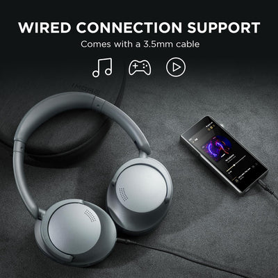 1MORE SonoFlow Noise Cancelling Kopfhörer, Bluetooth Kopfhörer mit Aktiver Geräuschunterdrückung, 70