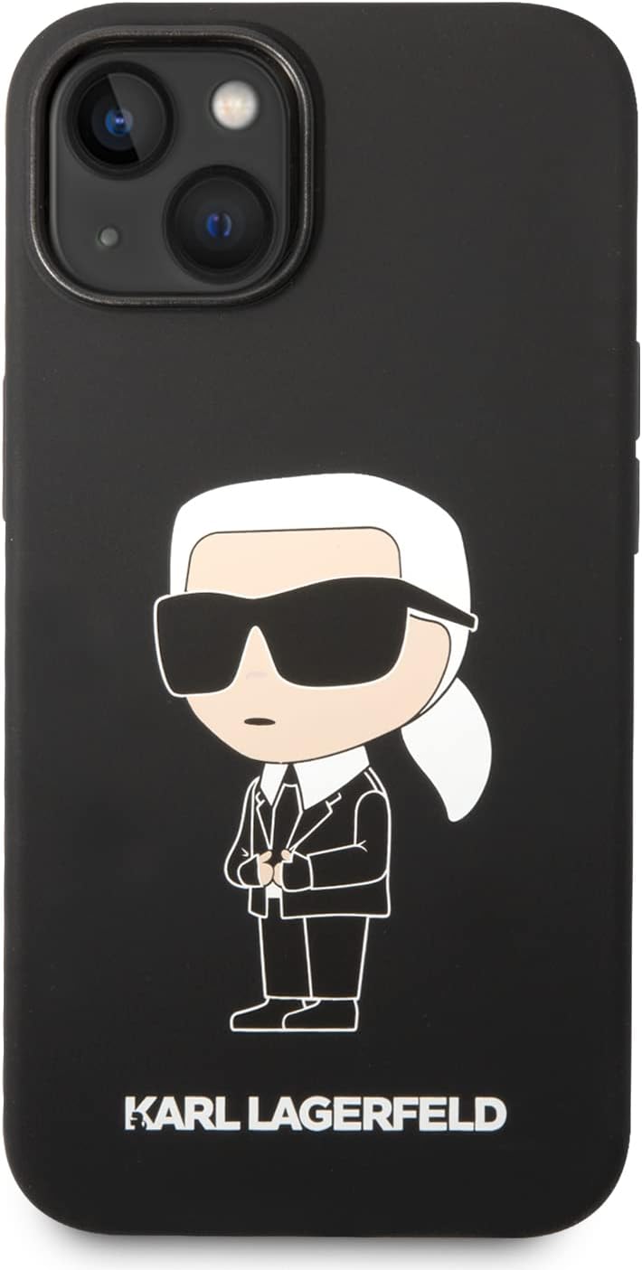 KARL LAGERFELD KLHCP14MSNIKBCK Hülle für iPhone 14 Plus 6,7" hardcase Schwarz SI