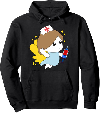 Halloween Krankenschwester Outfit Pflege Engel Graduated Nurse Pullover Hoodie
