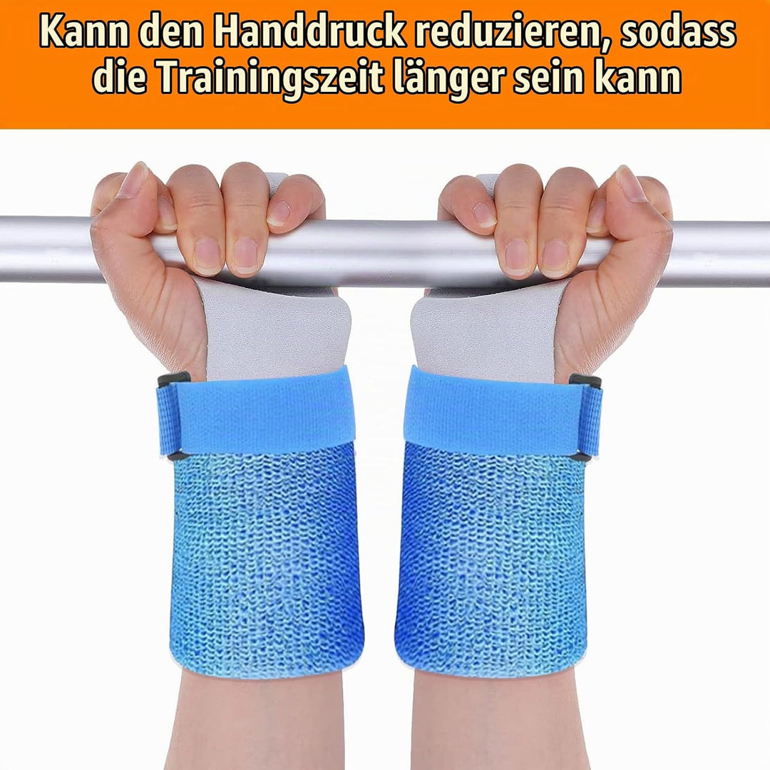 2 Sets Griffpads Kinder Reckriemchen Turnen Mädchen Reck Handschuhe Turnen Kinder, Pull Up Grips für