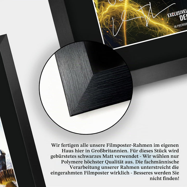 HWC Trading A3 FR Spider-Man: No Way Home Filmposter Tom Holland, signiert, Geschenk, gerahmt, A3, S