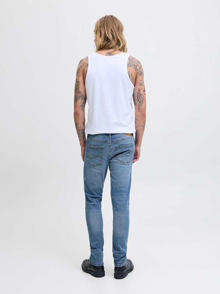 JACK &amp; JONES Male Slim Fit Jeans JJIGLENN JJICON JJ 257 50SPS NOOS Slim Fit Jeans 32W / 32L Blue Den
