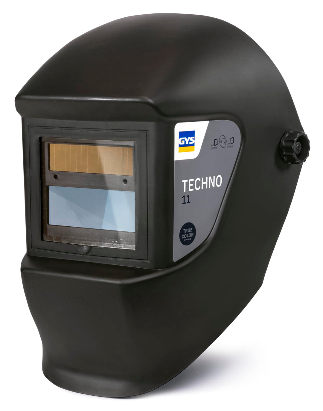 GYS Schweisshelm LCD Techno 11 True Color 064997 Schweisserschutzhelm Schwarz
