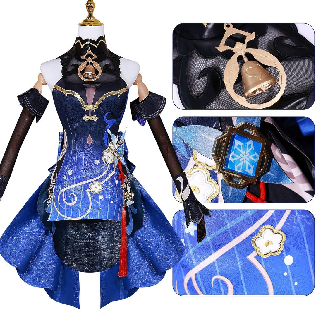 Genshin Cosplay Venti Yae Miko Raiden Shogun Arlecchino Cosplay Kostüm Skirk Cosplay Halloween Anzug
