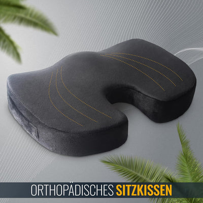 RICOO Ergonomisches Sitzkissen Orthopädisch Steissbeinkissen SK-U0120 Sitzerhöhung Stuhlkissen gegen