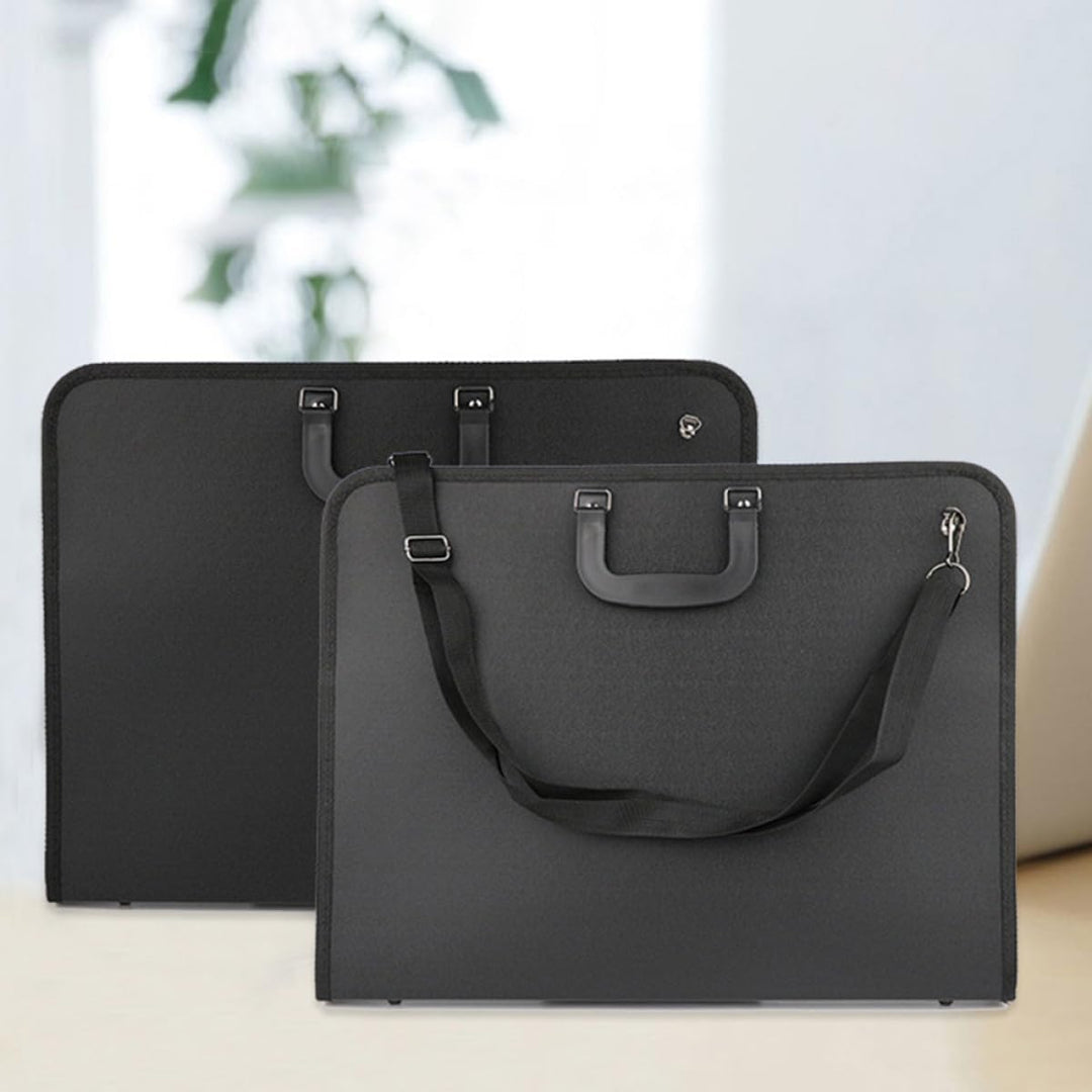 jojofuny Künstlertasche Aufbewahrungstasche 35x46cm mit Griff aus Robustem Material Tragbare Zeichen