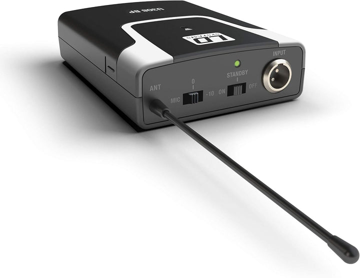 LD Systems U308 BP - Bodypack Sender, schwarz 863 - 865 MHz+ 823 - 832 MHz, 863 - 865 MHz+ 823 - 832