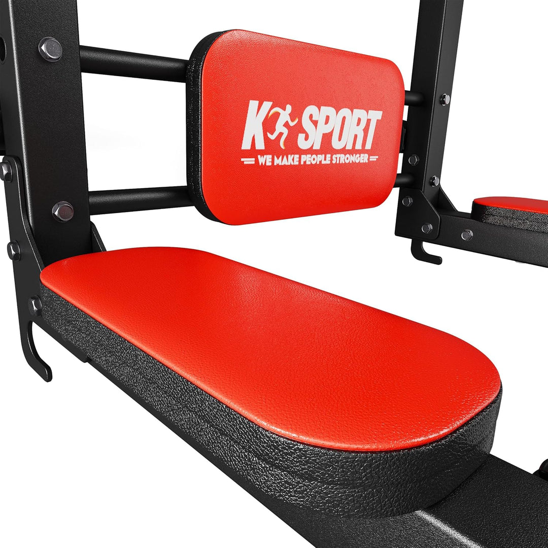 K-Sport: Klimmzugstange + Dip Station zur Wandmontage bis 200kg belastbar I Kraftstation mit PullUp
