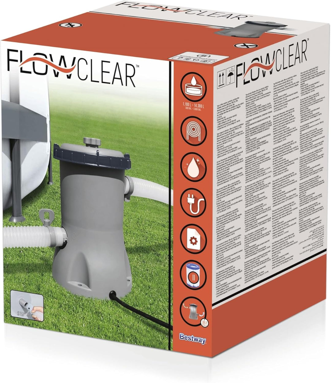 Bestway 58148 Flowclear Filterpumpe 2006 l/h NL