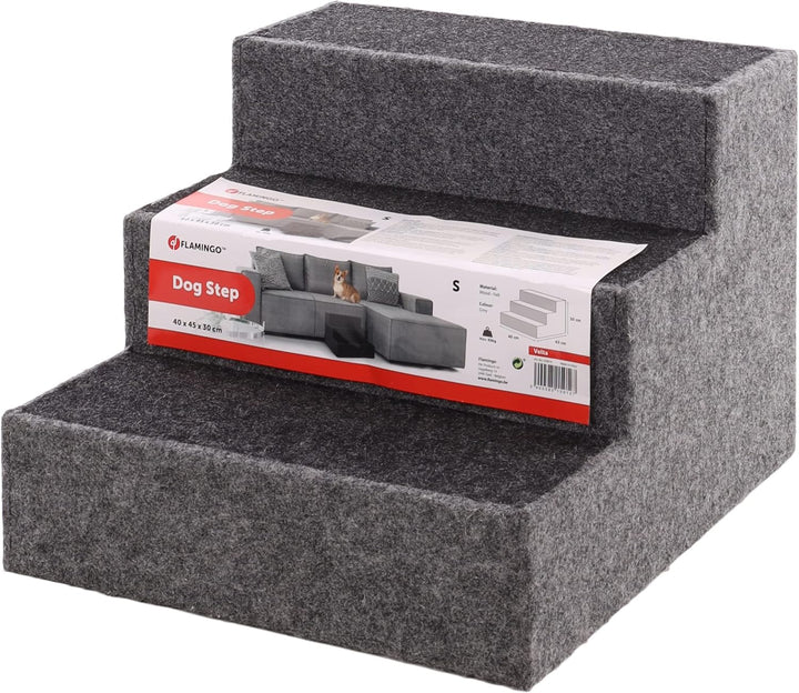 HUNDETREPPE VELTA S GRAU 40x45x30CM, Grau