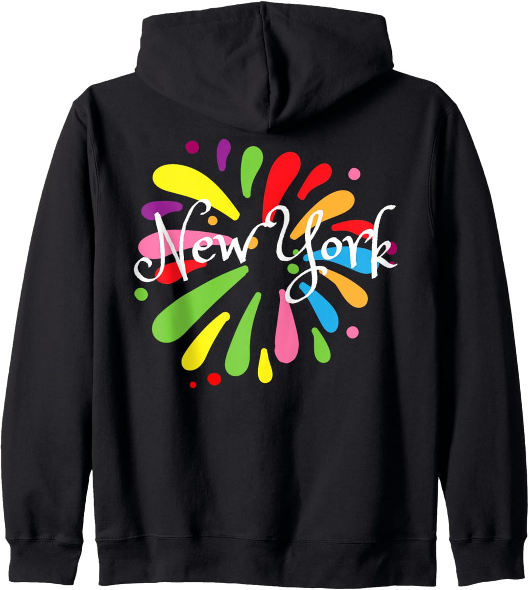 New York Souvenir buntes Festival-Design Kapuzenjacke