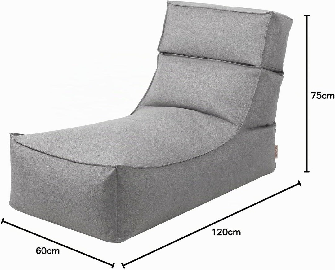 Blomus Outdoor-Lounger -Stay- Sonnenliege Bodenkissen Wasserfest (Stone) Stone One size, Stone One s