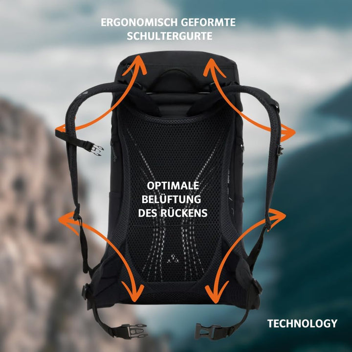 VAUDE Jura 24 Black Einheitsgrösse, Einheitsgrösse