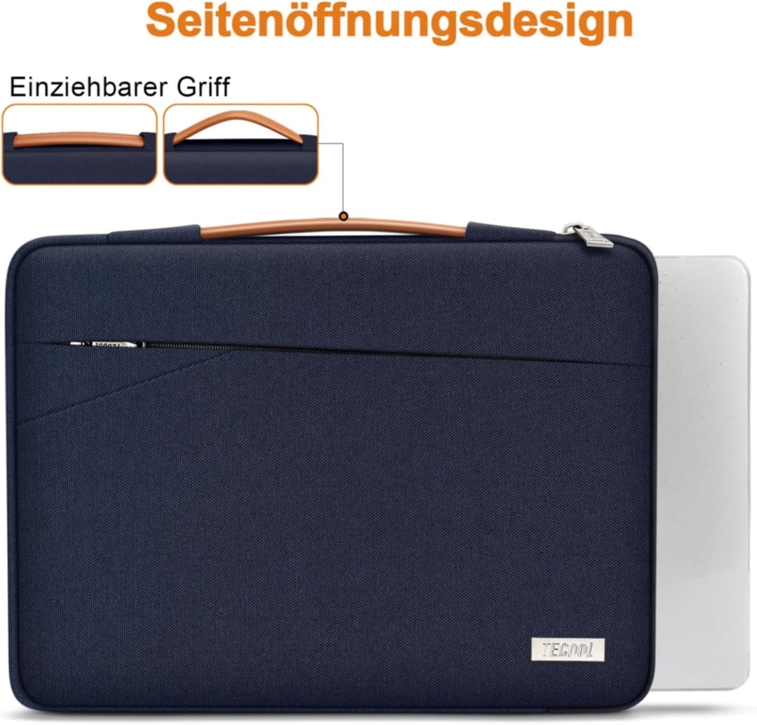 TECOOL 15,6 Zoll Laptoptasche Hülle Tasche für 15-15,6'' Lenovo Thinkpad Ideapad HP Dell Acer ASUS S