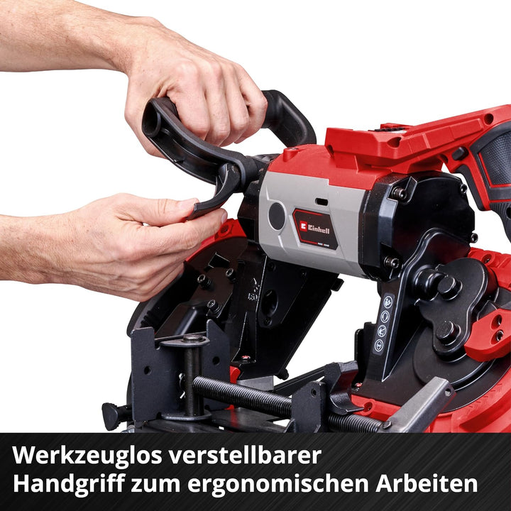 Einhell Akku-Bandsäge TE-MB 18/127 U Li-Solo Power X-Change (18 V, 115 mm Schnitthöhe, 127 mm Schnit