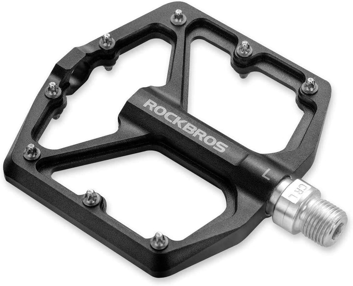ROCKBROS Fahrradpedale Rennrad Pedale Aluminium Platform Pedale Ultraleicht Antirutsch Fahrrad Pedal