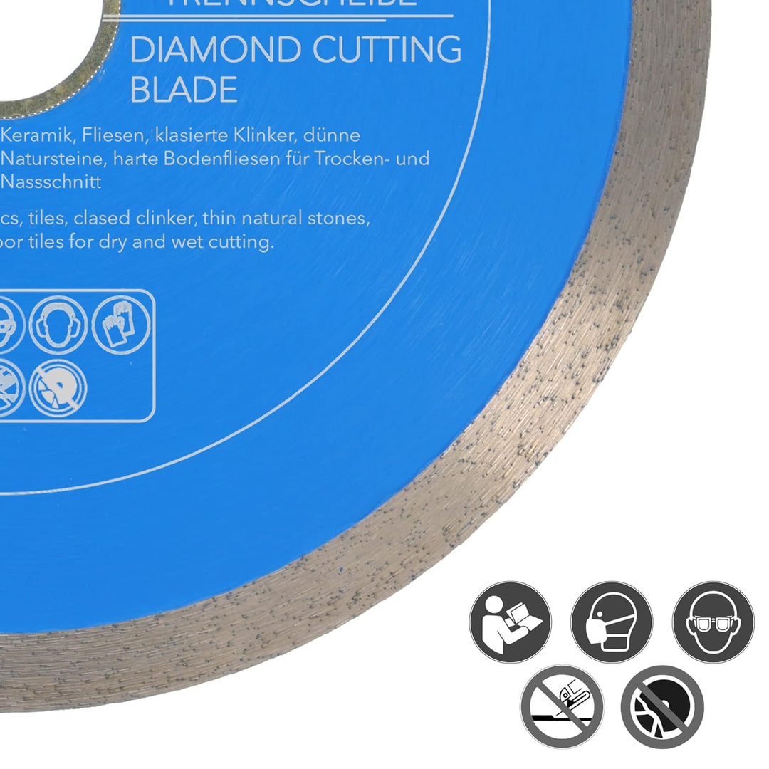 PRODIAMANT Profi Diamant-Trennscheibe PRORIM 180 mm x 30/25,4 mm kein ausbrechen bei glasierten Flie