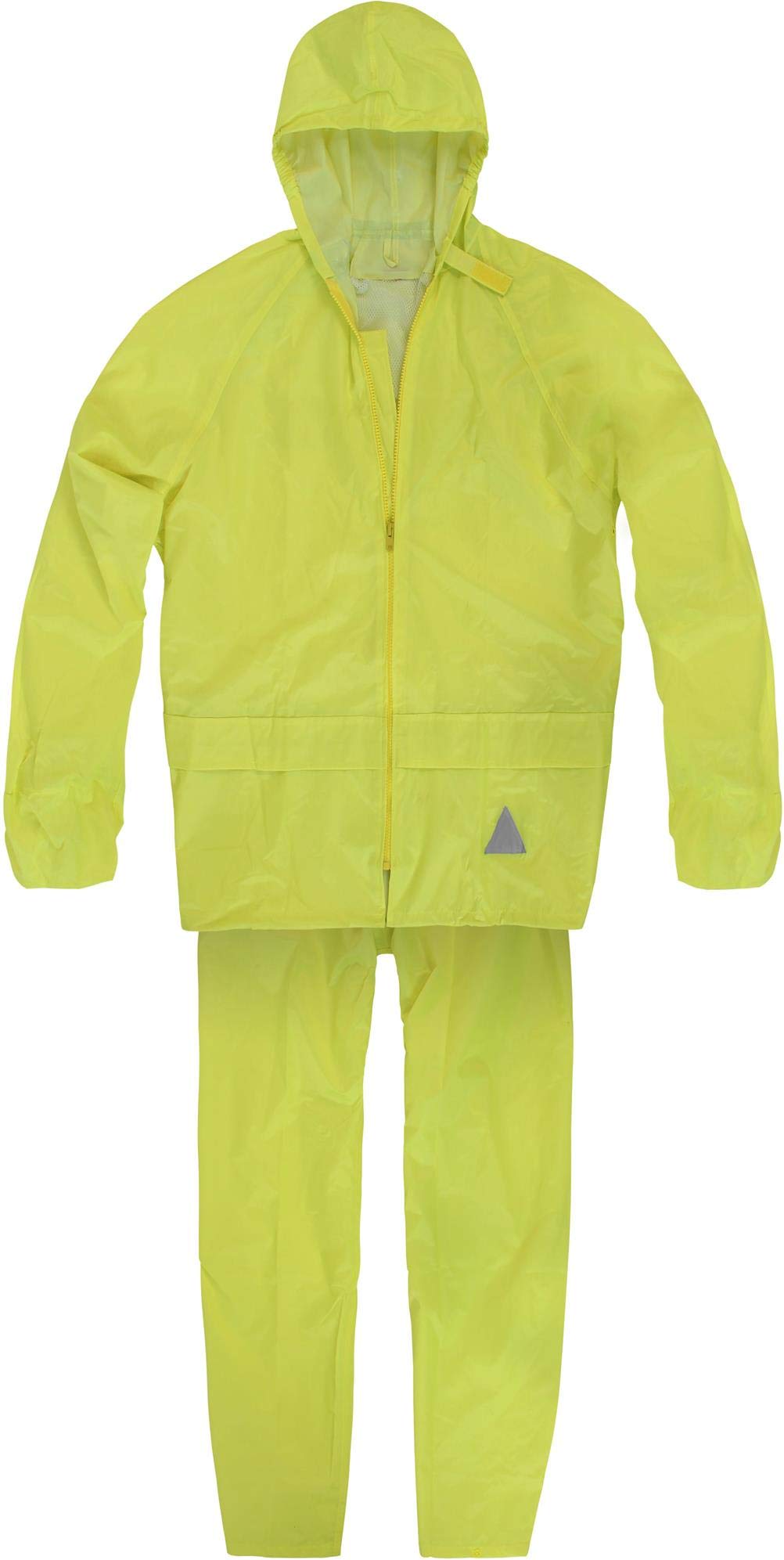 normani Wasserdichter Erwachsenen Regenanzug (Jacke und Hose) Gelb S, Gelb S