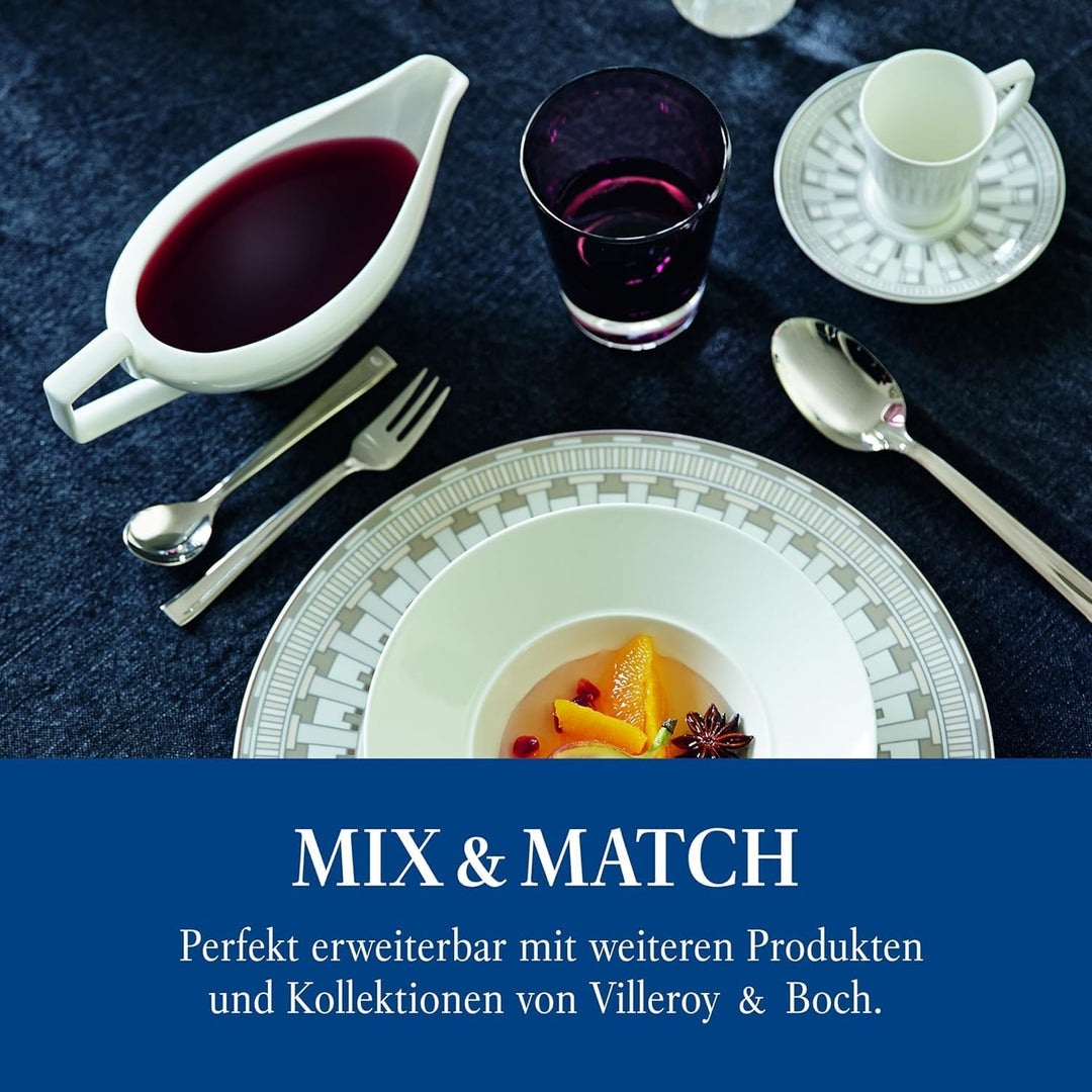 Villeroy &amp; Boch – Victor Tafelbesteck 60 Teilig, Besteckset Für 12 Personen, Spülmaschinenfest, Rost
