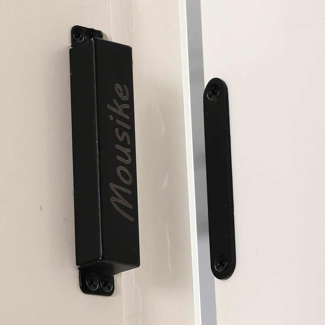 Mousike Magnetischer Türverschluss Heavy Duty 40KG Edelstahl-Türmagnete mit starkem Magnet für Küche