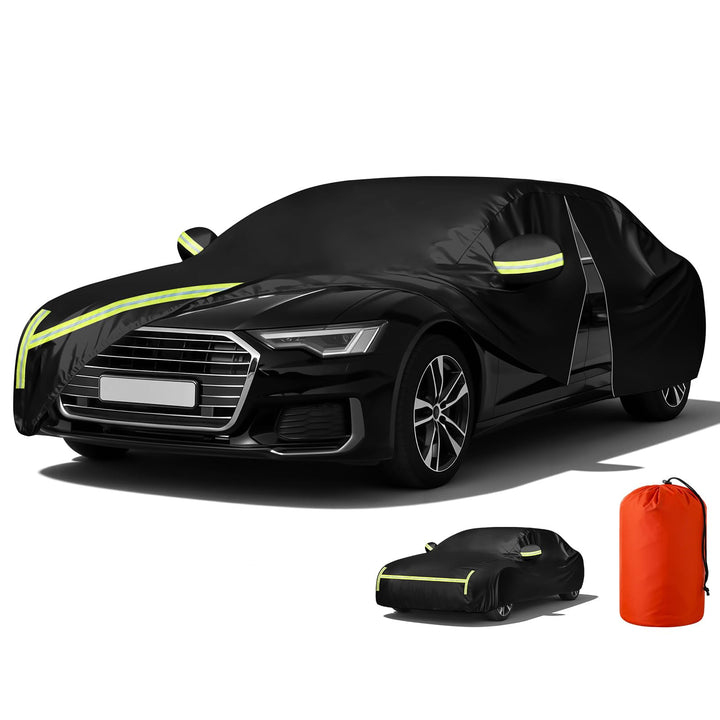 Auto Abdeckplane, Staubdicht Wasserdicht Autoabdeckung für Sommer & Winter, UV-Schutz Regen Sonne Sc