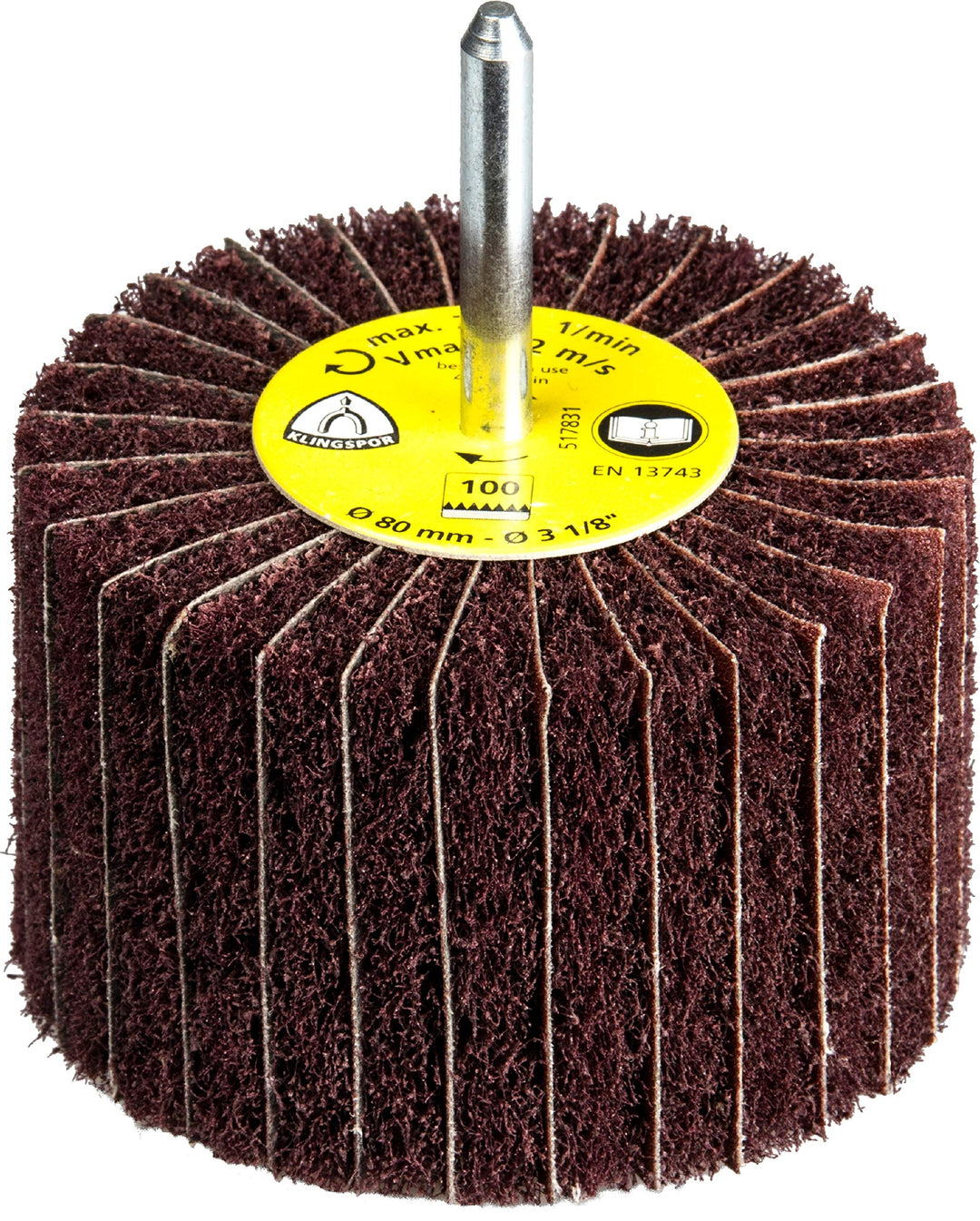 Klingpsor 258941 NCS 600, Vliesstift mit Schaft für den Endschliff MARRON, 60X50X6, 100, 10 Stück