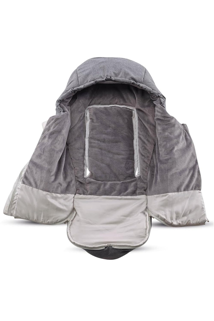 Inglesina Thermischer Winterfusssack, Blau, Warm für die Wiege, Wasserdichtes Gewebe, Weiches und Wa